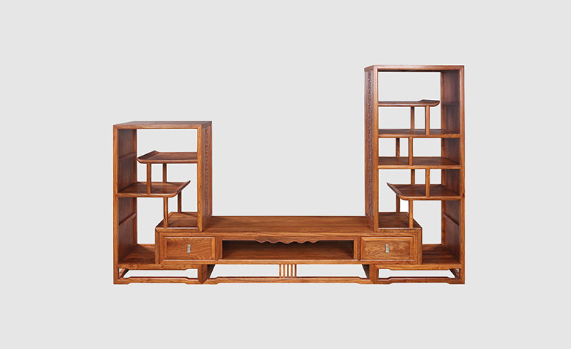 灵山中式装饰厅柜组合家具效果图